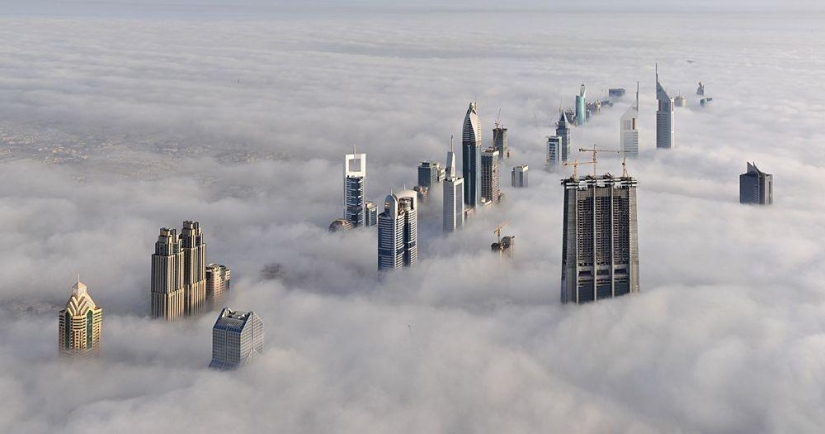Ciudades envueltas en niebla