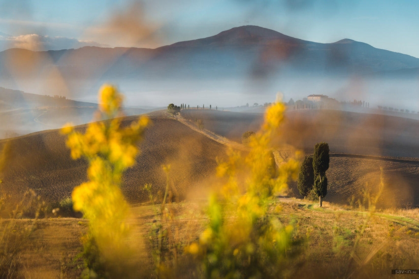 Cálido otoño en la Toscana