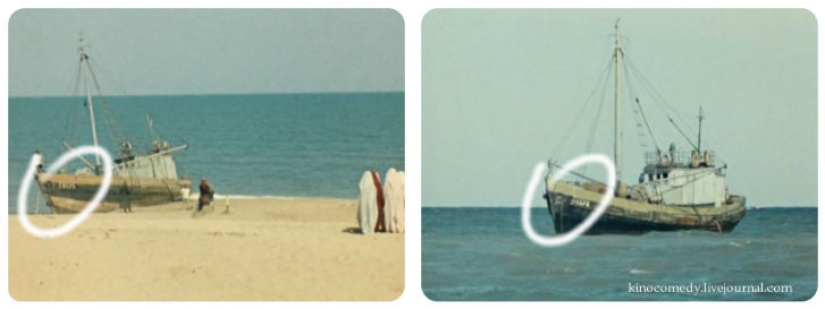 Clips de película en la película "Sol Blanco del desierto"