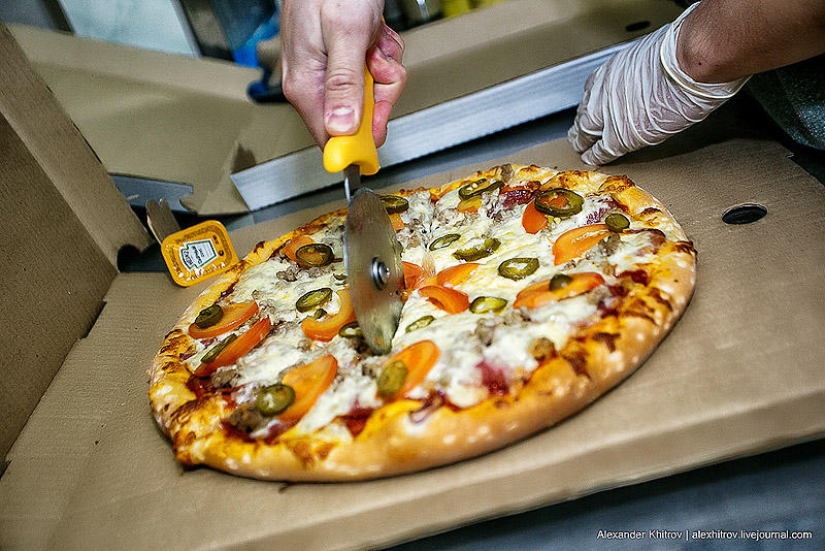 Cómo funciona el servicio de entrega de pizza