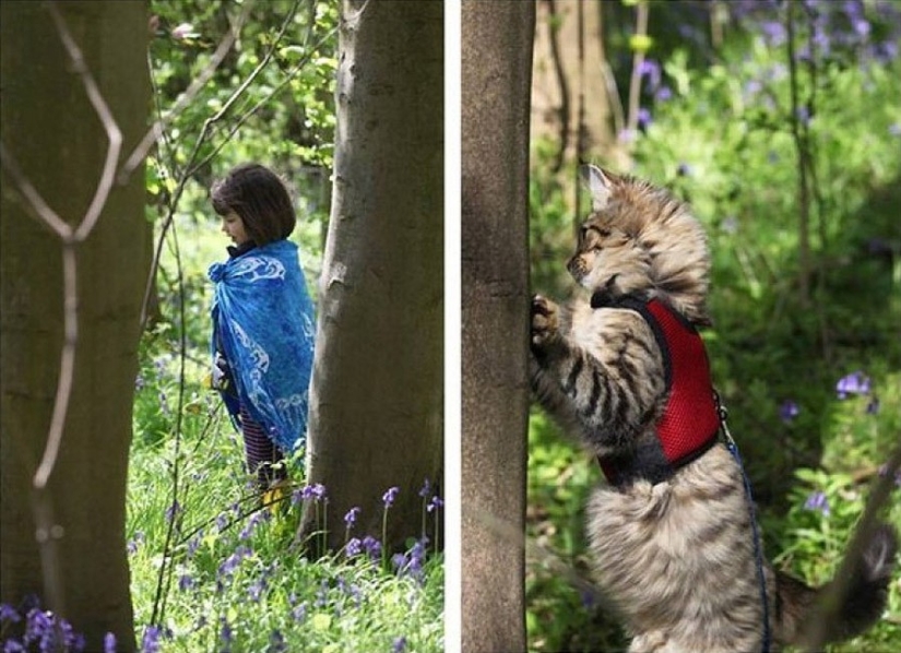 Cómo la gata Tula ayuda a una niña con autismo