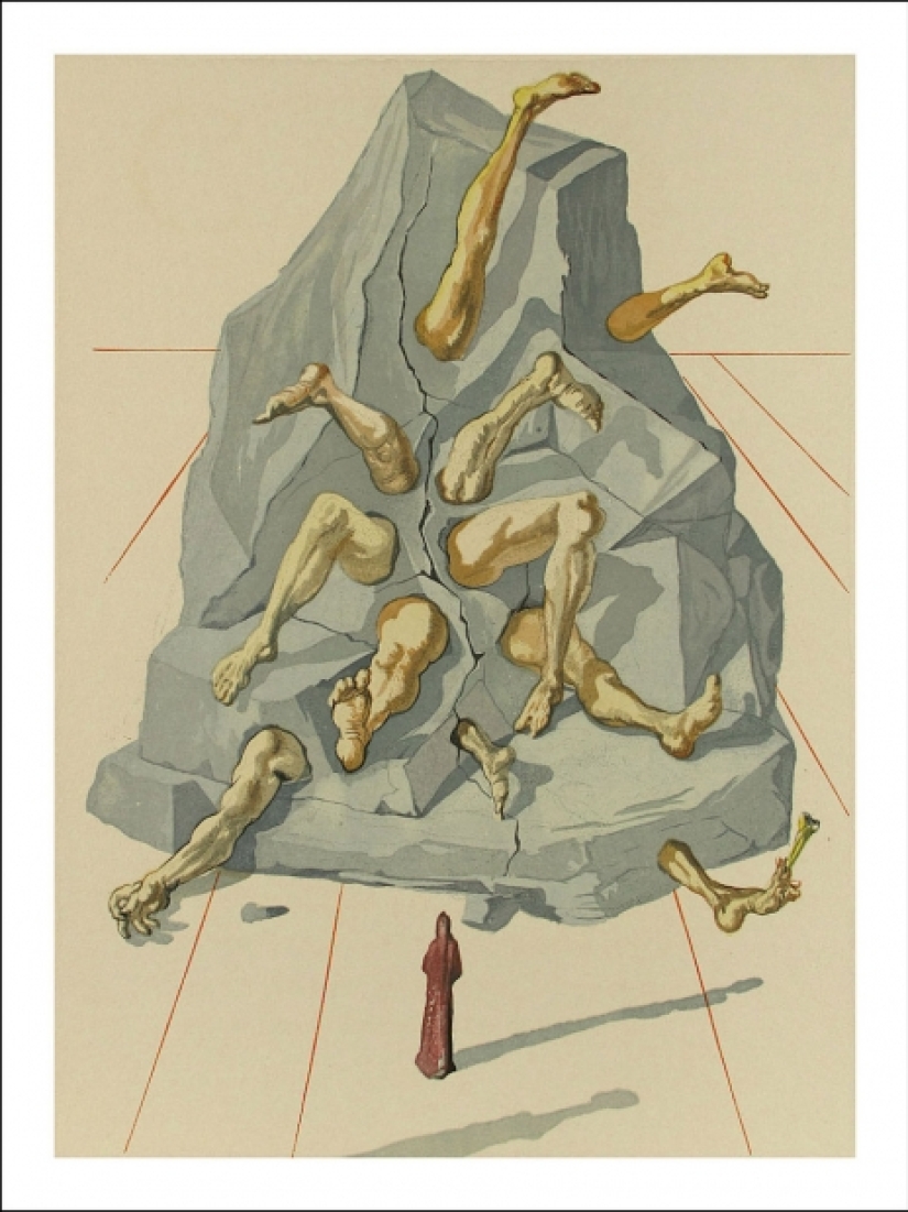 Cómo Salvador Dalí descendió al Infierno de Dante