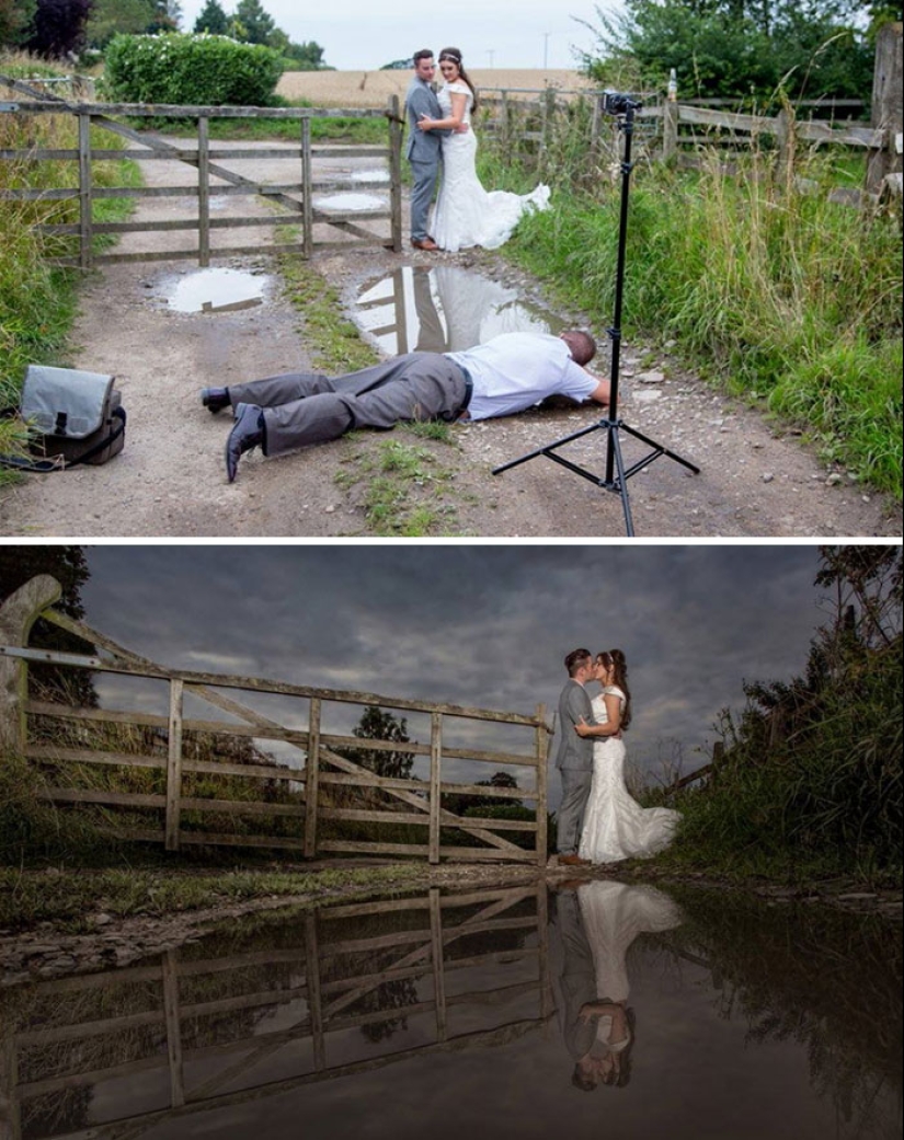 Cómo se crean realmente las fotos de boda