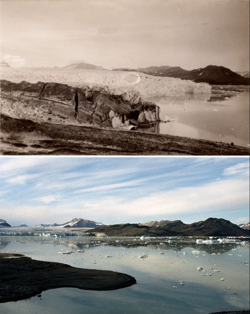 Cómo se derrite el Ártico: una comparación impresionante de los marcos del siglo XX y los modernos