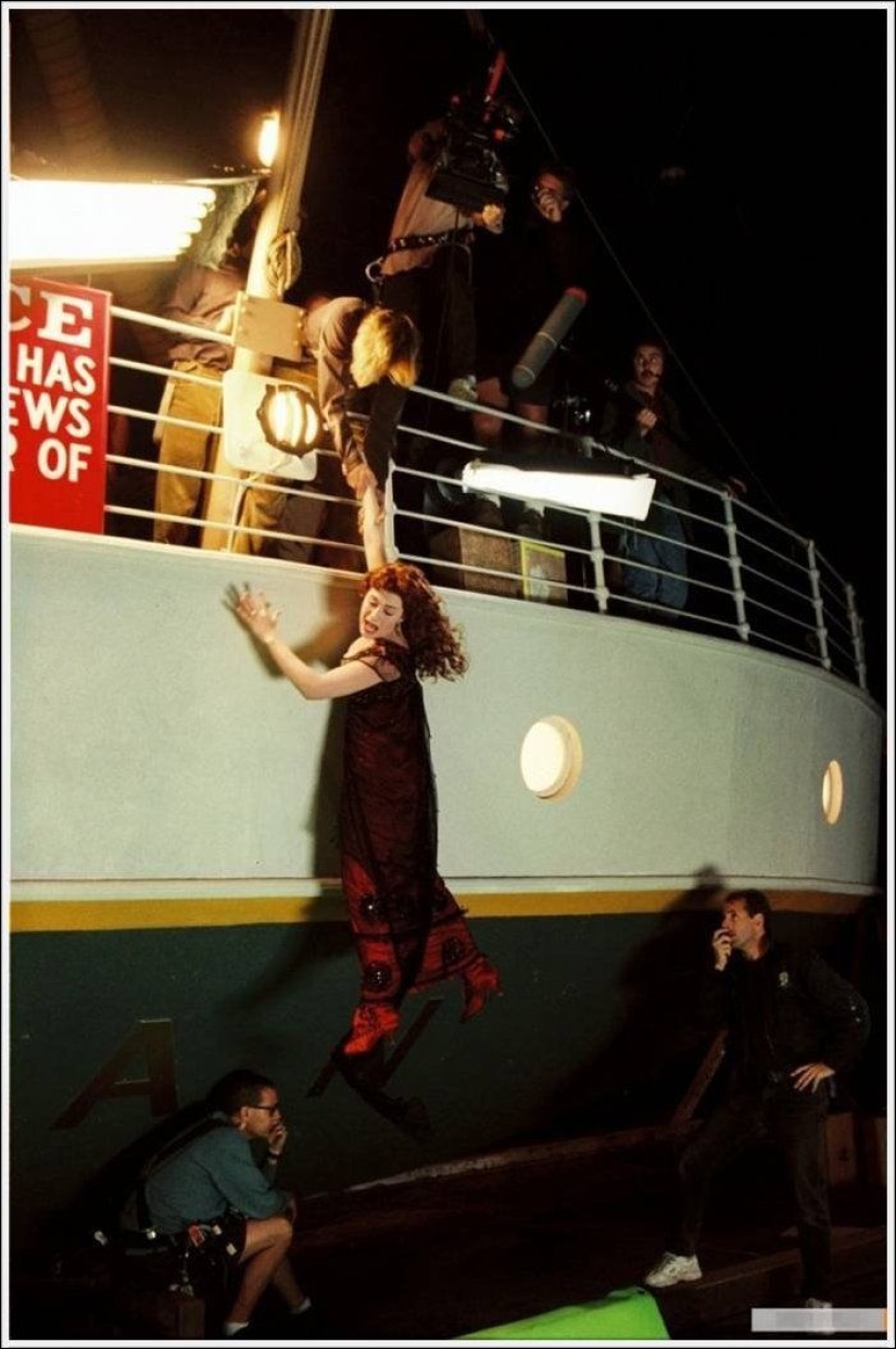 Cómo se filmó el Titanic: fotos raras de la filmación