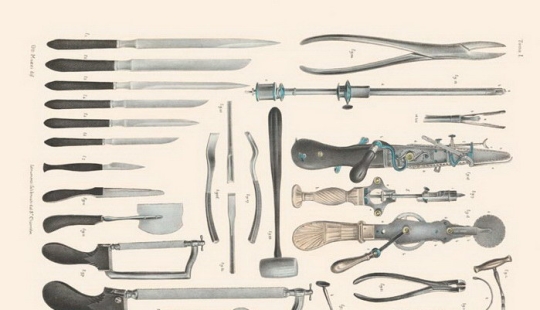 Cómo se hacían las cirugías a principios del siglo pasado