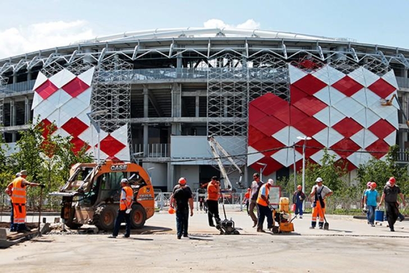 Cómo se ven los estadios para la Copa Mundial de la FIFA 2018 en este momento