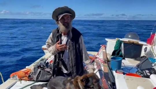 Cómo un australiano y su perro sobrevivieron dos meses en mar abierto Cómo un australiano y su perro sobrevivieron dos meses en mar abierto