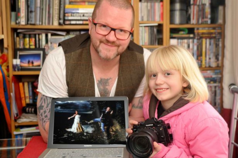 Cómo una niña de 9 años se convirtió en una fotógrafa de bodas exitosa