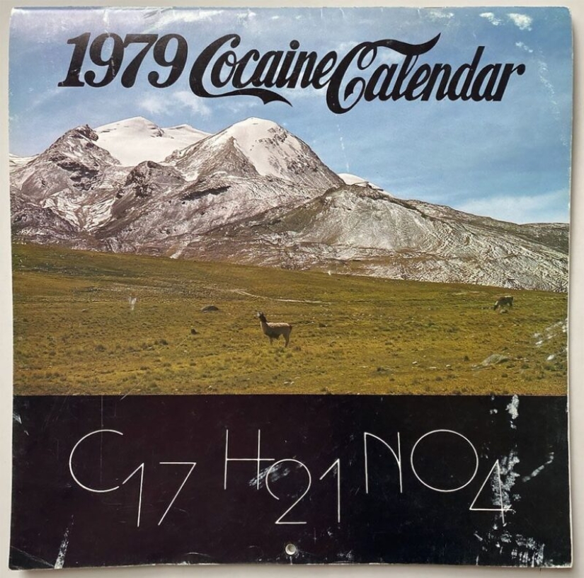 Coca calendario de 1979: un monumento a la época en que el "polvo", fue casi legal