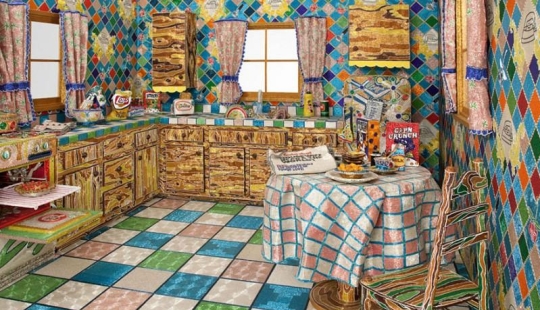 Cocina y jardín hechos de... ¡cuentas! Cocina y jardín hechos de... ¡cuentas!