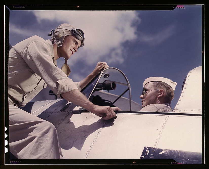 Color memories of the Second World War in the lens of American photographers