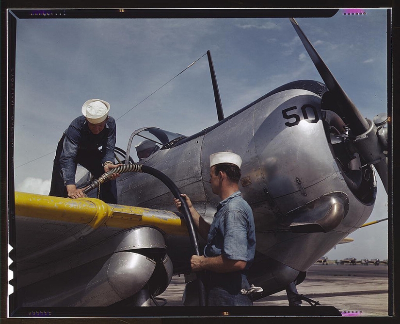 Color memories of the Second World War in the lens of American photographers