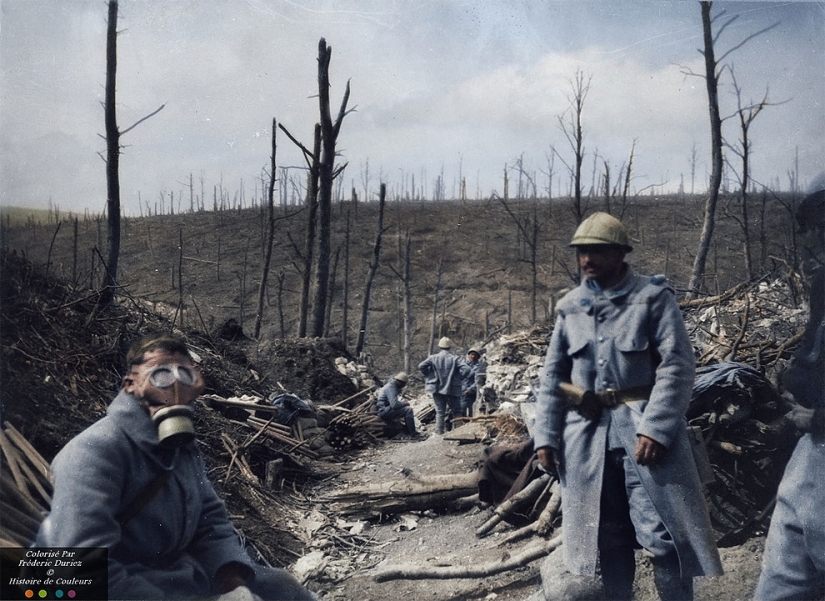 Color photographs of the First World War that were taken as if yesterday