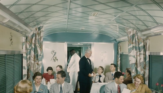 Comodidad y lujo en los rieles: así es como se veía el viaje en tren en los Estados Unidos en la década de 1950