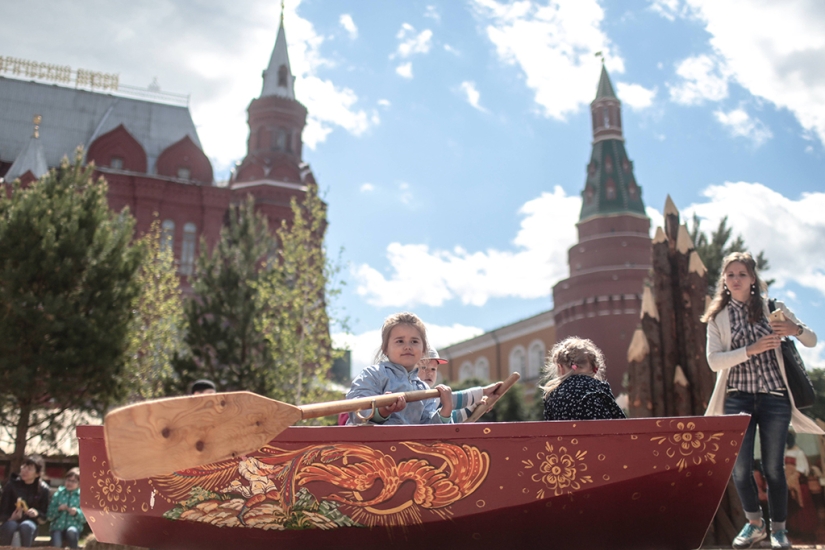 Conoce a nuestra gente! Reconstrucción histórica genial en el centro de Moscú