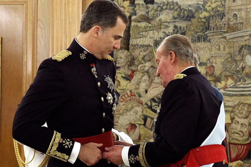Coronation of the new monarch of Spain