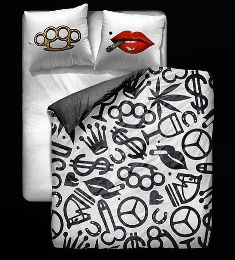 Creative bedding from Denis Simachev