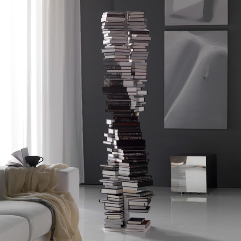 Creative bookcases that will add a twist to a boring interior