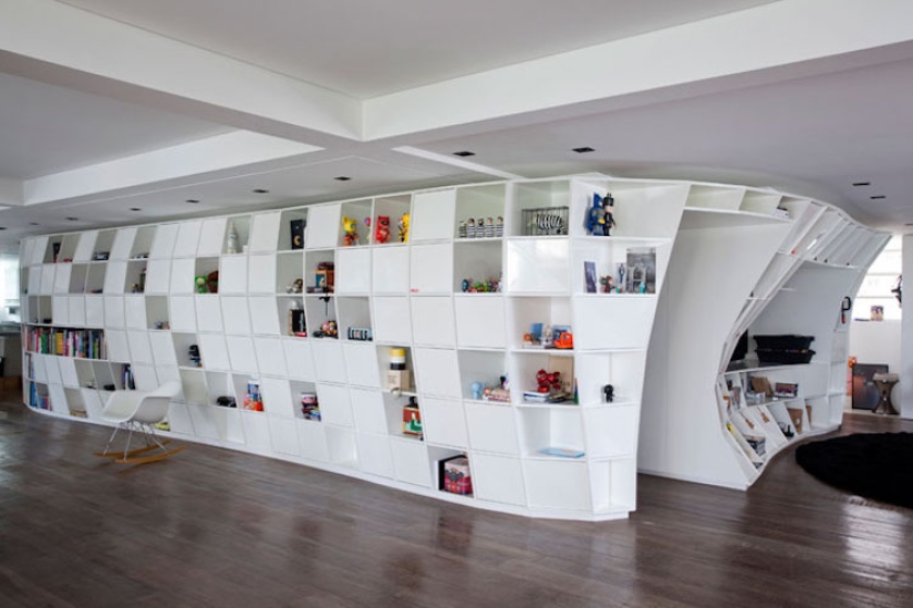 Creative bookcases that will add a twist to a boring interior