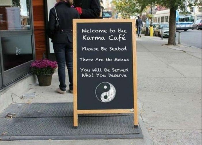 Creative pavement signs