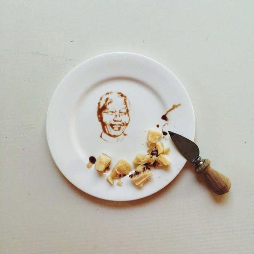 Cuando el café derramado se convierte en arte