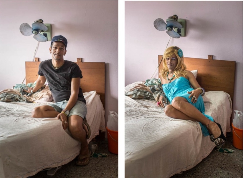 Cuban transsexuals — before and after sex change