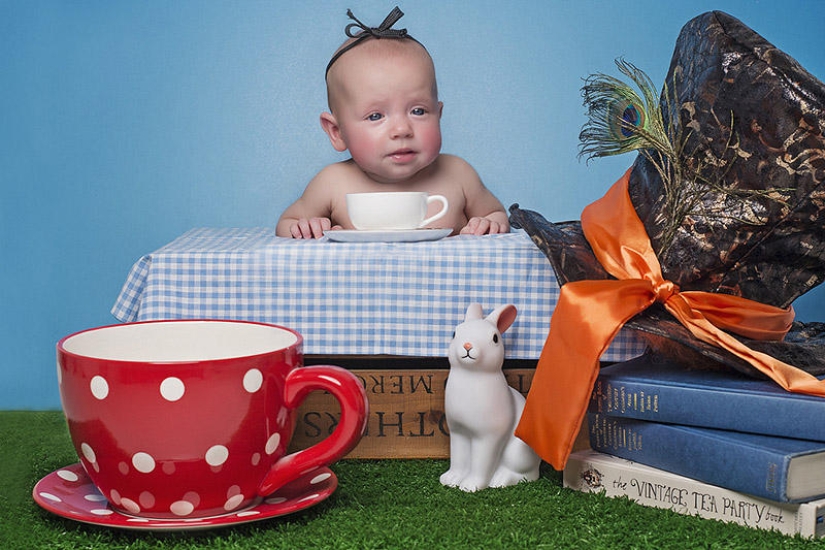 Cute babies in a fabulous photo project