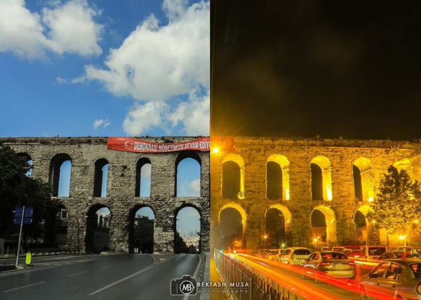 Día y noche en Estambul