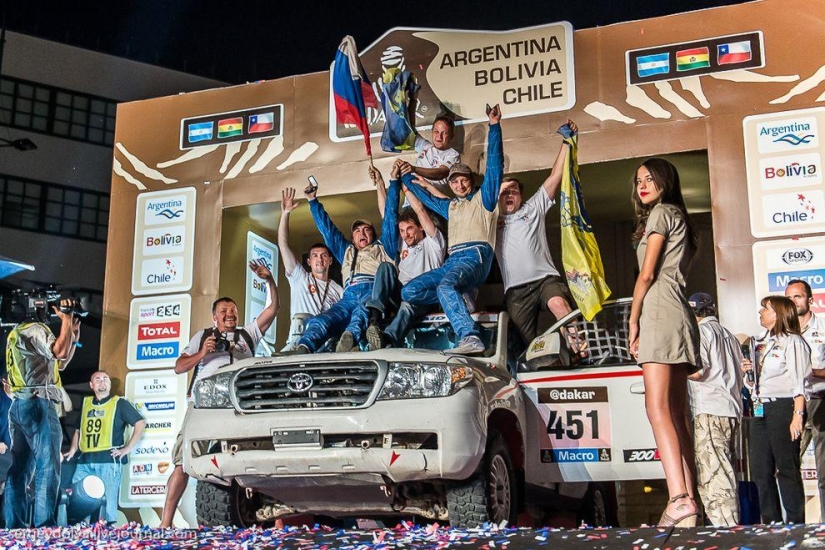 Dakar 2014. Final de carrera y podio
