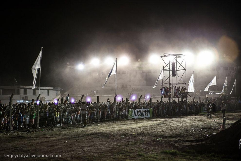 Dakar 2014. Night in Bivouac