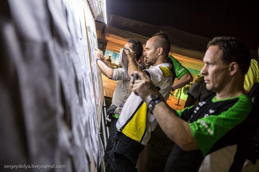 Dakar 2014. Night in Bivouac