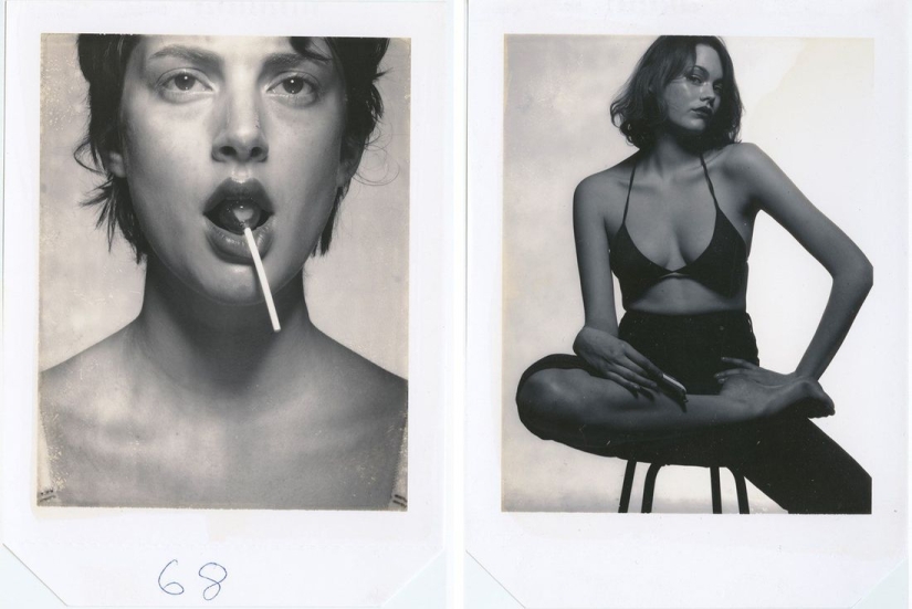 De Jerry Hall a Jodie Kidd - un archivo único de fotos polaroid