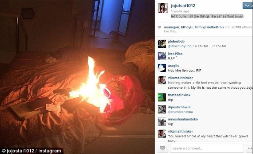 Death on Instagram: a young Chinese woman documented her suicide