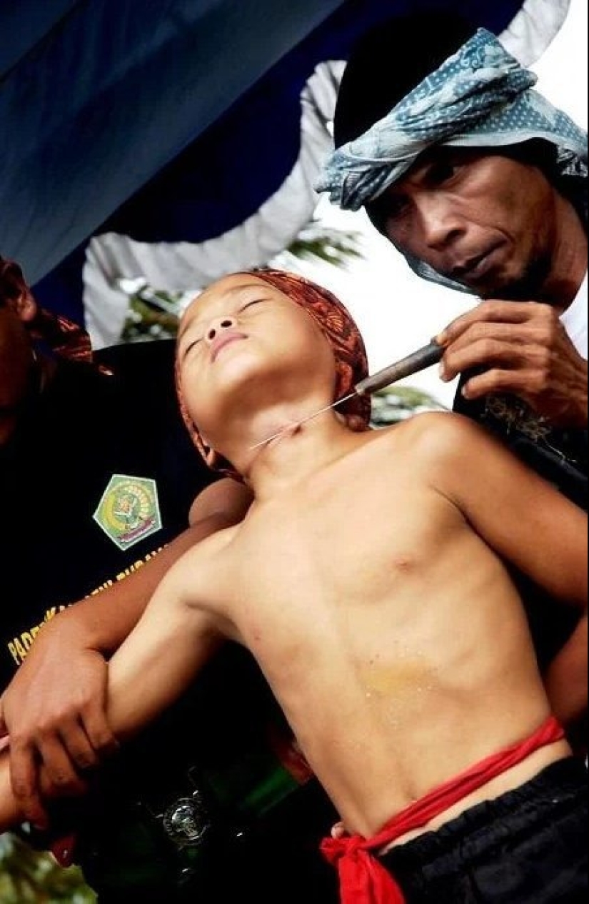 Debus self-torture festival in Indonesia