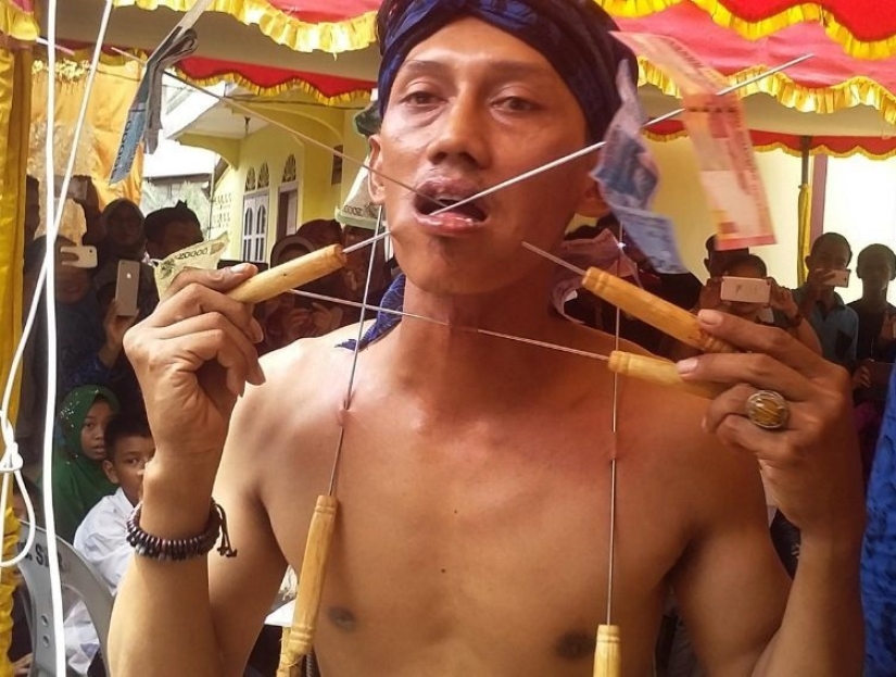 Debus self-torture festival in Indonesia