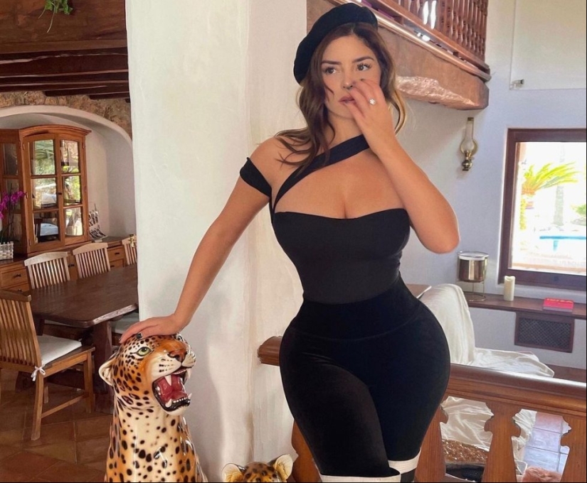 Demi Rose never tires of showing off her stunning curves