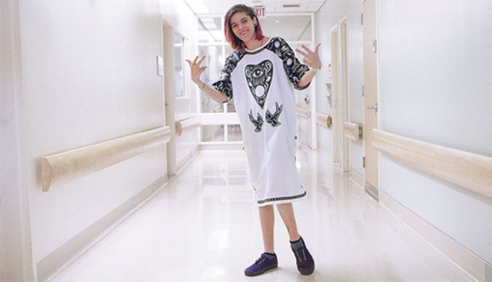 Designers have transformed dull hospital clothes to cheer up sick children
