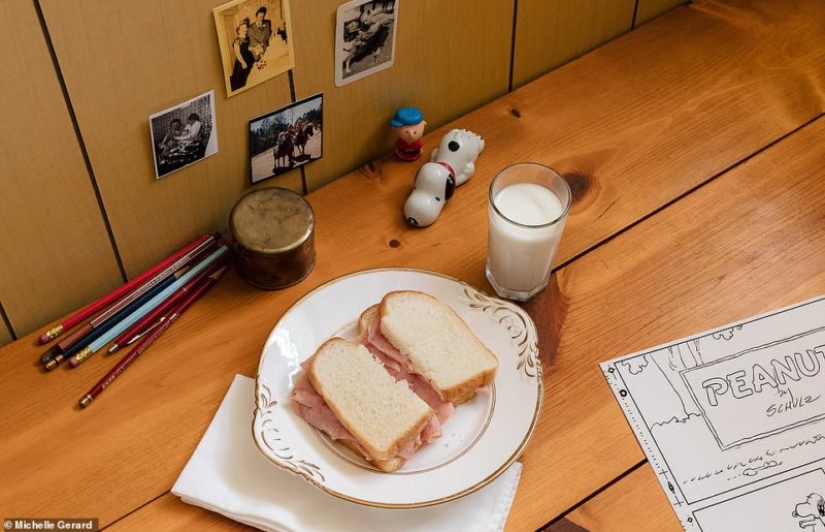 Diet genius: the photographer has reproduced the favorite dishes of famous creative people
