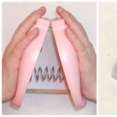 Dispositivo de milagro vintage para el aumento de senos, cuyo efecto fue creído por cientos de miles de mujeres