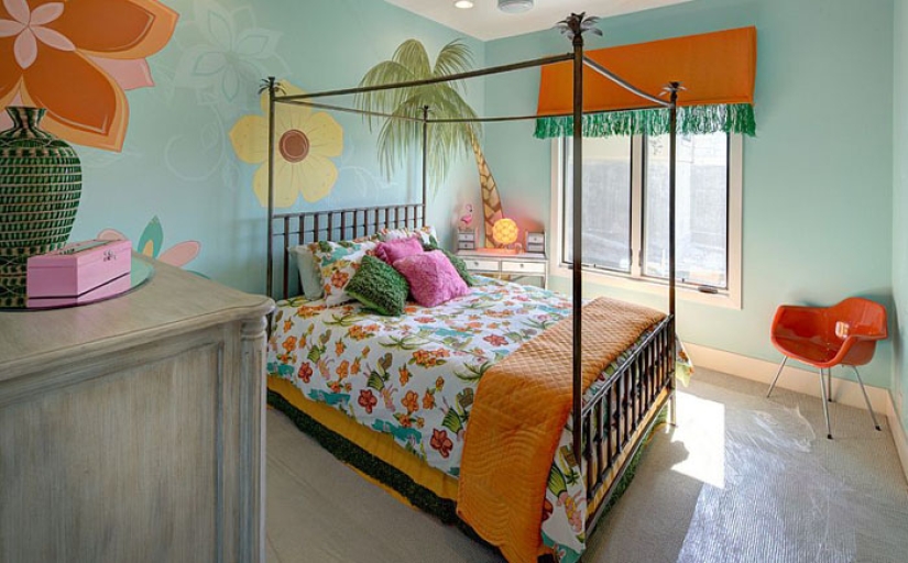 Diversión tropical: 20 impresionantes interiores de habitaciones para niños