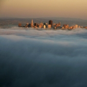 Dizzying and mesmerizing photos: cities in the clouds