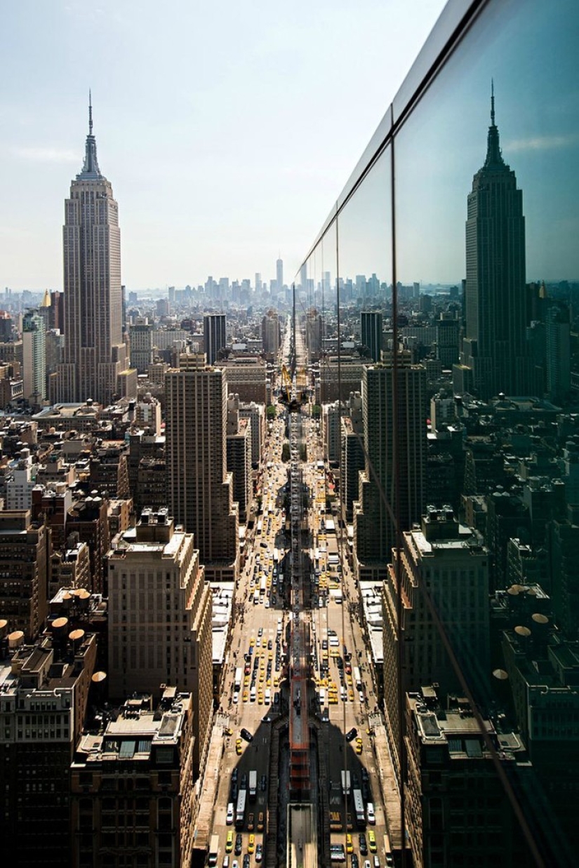 Dizzying New York from the height of skyscrapers