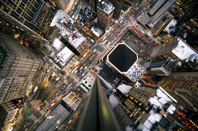 Dizzying New York from the height of skyscrapers