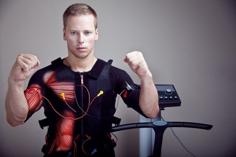 Does electrical stimulation of muscles help in training?