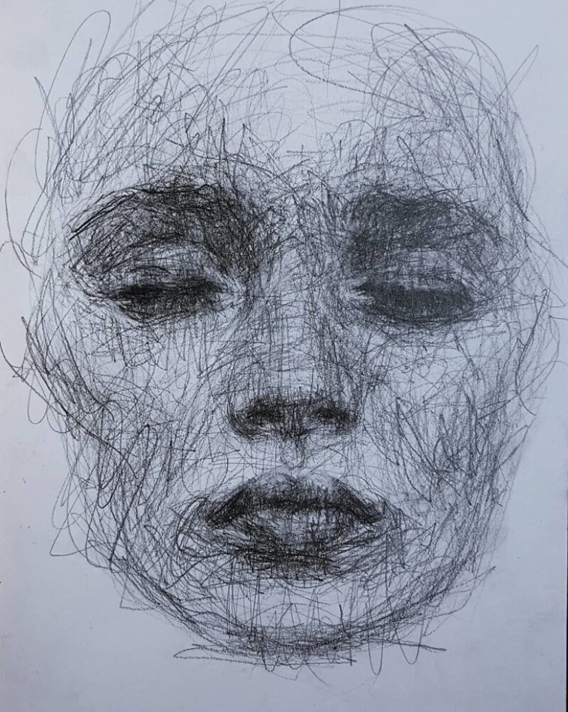 Doodle Liz Y Ahmet: artist creates unusual portraits of women from ...