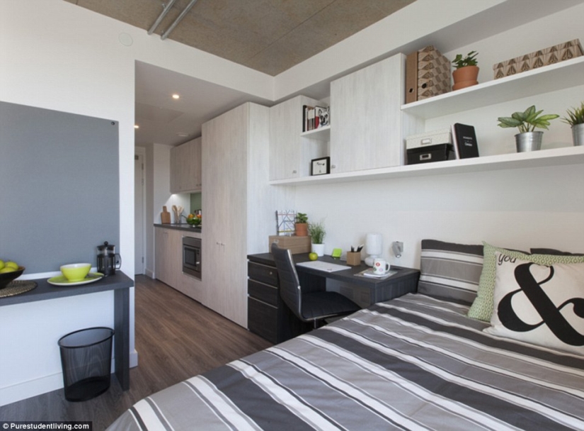 Dormitorio de lujo: Los estudiantes de Londres no están contentos con las habitaciones por $2,200 al mes