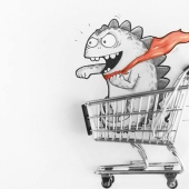 Dos hermanos tienen un dragón real en Instagram