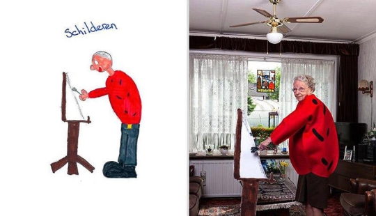 Drawings come to life: grandparents through the eyes of children