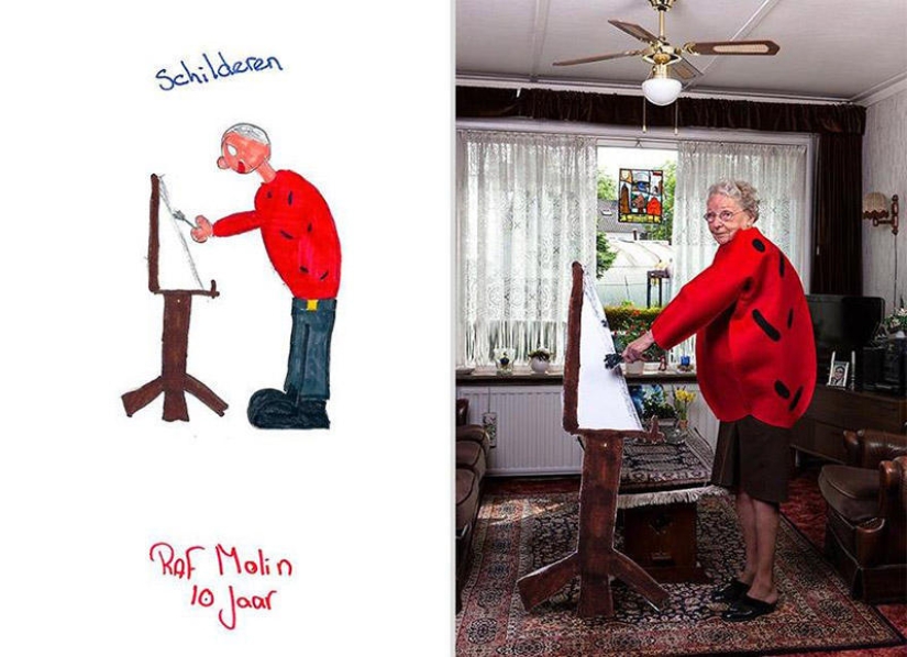 Drawings come to life grandparents through the eyes of children Pictolic
